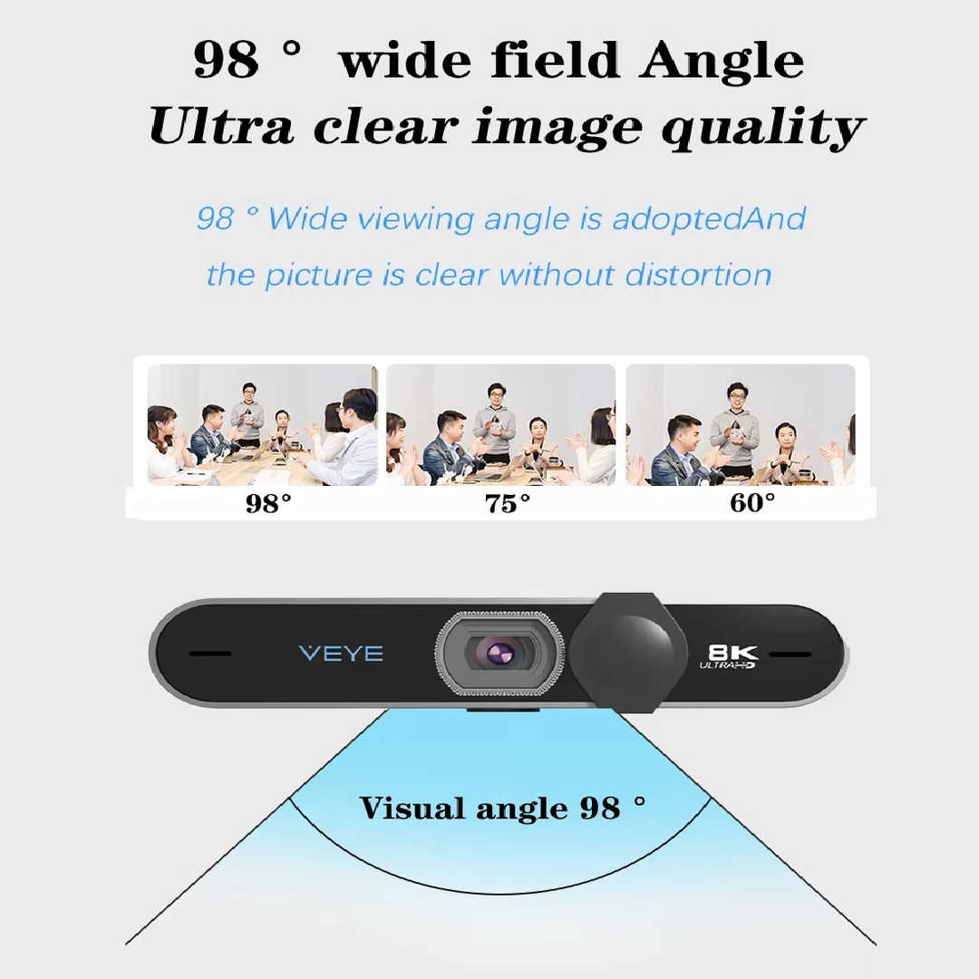 وب کم وی آی مدل 8K AutoFocus Sonysensor With Microphone — تصویر ۸