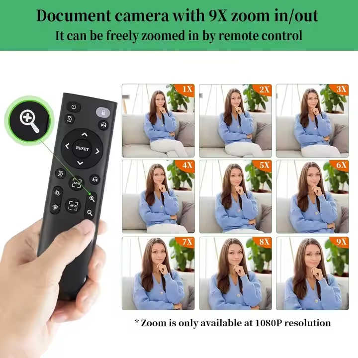 وب کم مدل 12MP Visualizer Document Camera with LED and Microphone — تصویر ۳