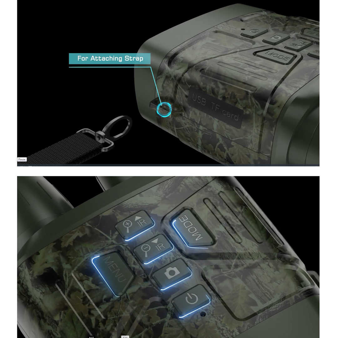 دوربین دوچشمی مدل 4K Night Vision Infrared — تصویر ۳