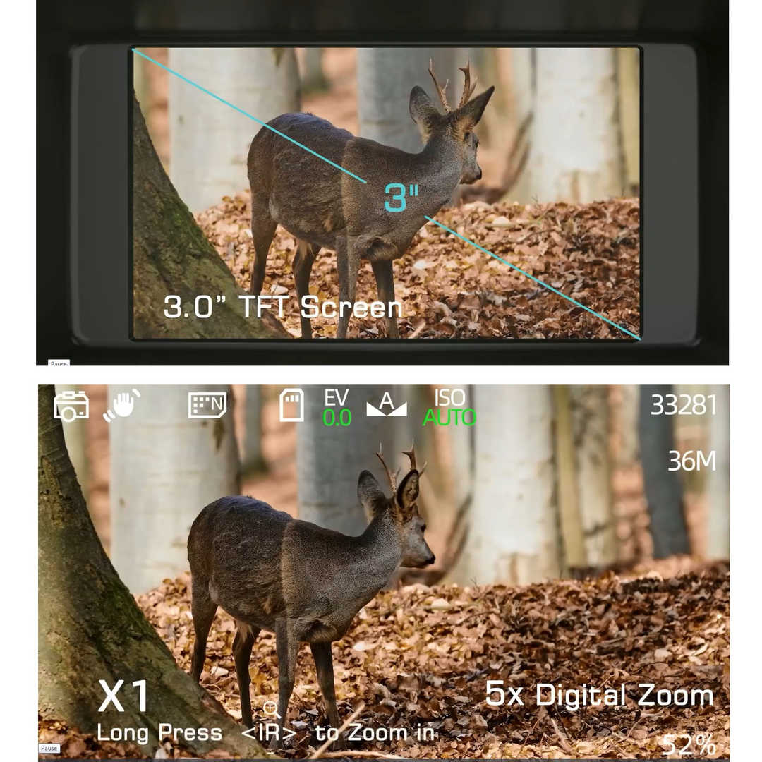 دوربین دوچشمی مدل 4K Night Vision Infrared — تصویر ۴