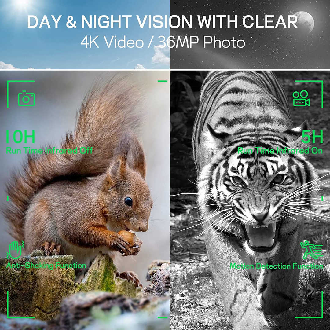 دوربین دوچشمی مدل 4K Night Vision Infrared — تصویر ۵