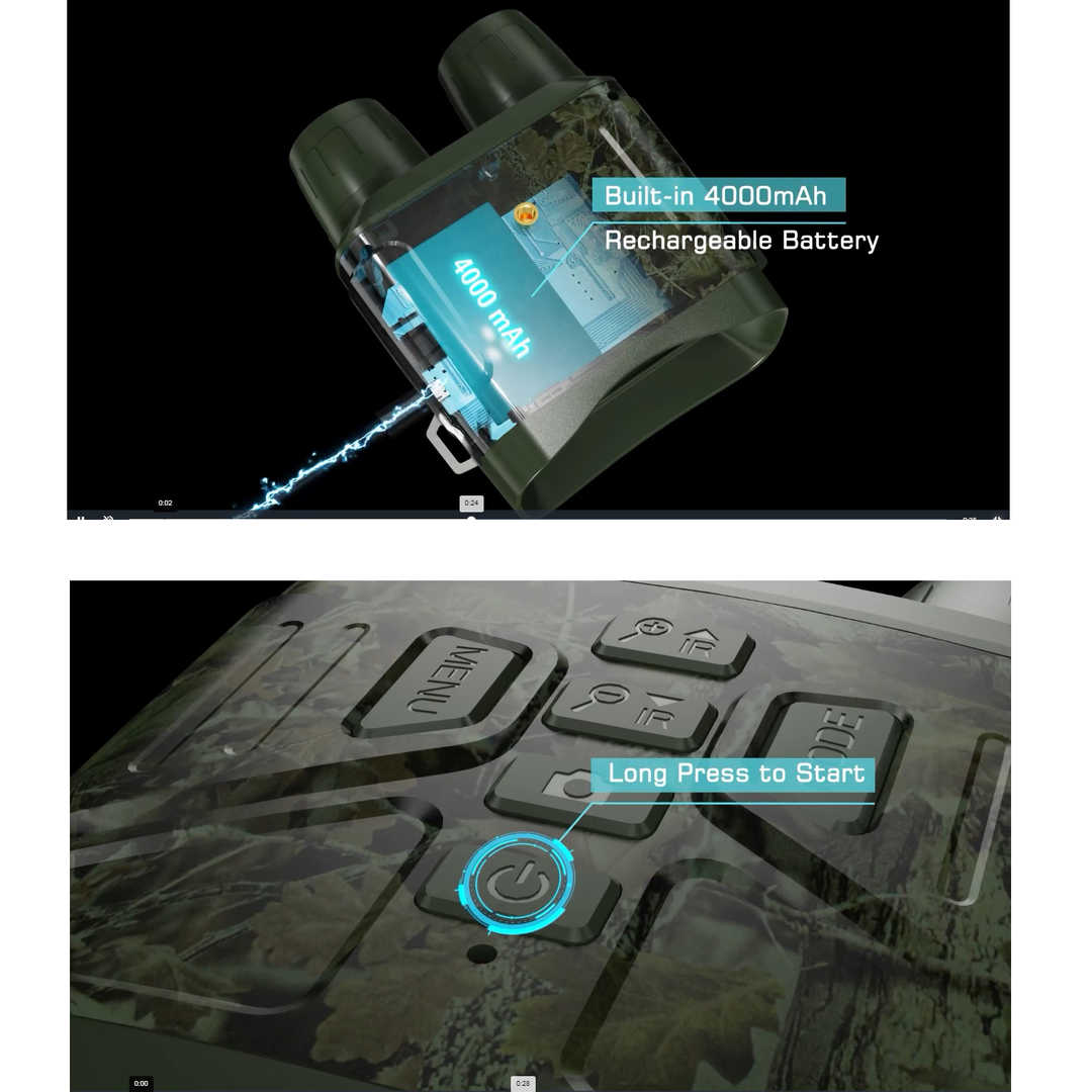 دوربین دوچشمی مدل 4K Night Vision Infrared — تصویر ۶