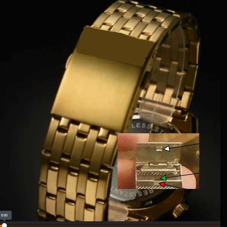 ساعت مچی دیجیتال بین بوند مدل 3D Glass Quartz — تصویر ۶
