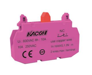 کنتاکت کمکی استاندارد NC برند KACON مدل J2-01 — تصویر ۲