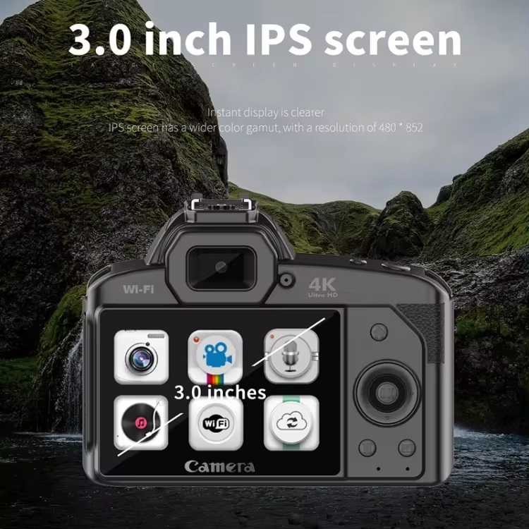 دوربین دیجیتال مدل 4K Dual Night Vision 64 Million Pixel — تصویر ۸