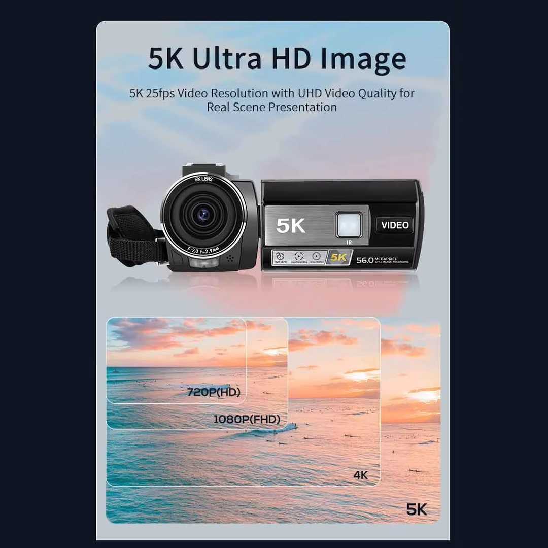 دوربین فیلم برداری مدل 5K 56MP UHD — تصویر ۴