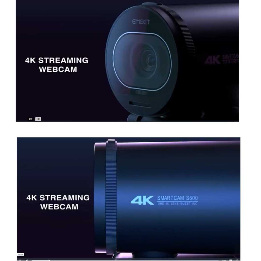 وب کم ایمیت مدل 4K 60FPS TOF Autofocus — تصویر ۵