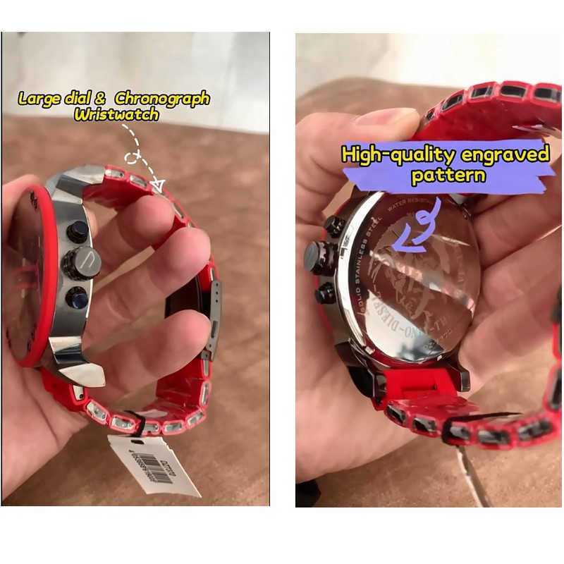 ساعت مچی عقربه ای دیزل مدل 2024 Fashion Luxury — تصویر ۷