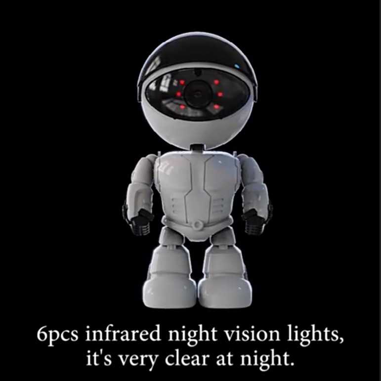 ربات دوربین هوشمند wifi smart robot cam — تصویر ۴