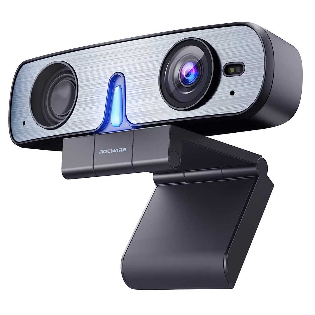 وب کم راک ویر مدل 2K VIDEO SOUNDBAR WITH SPEAKER — تصویر ۲