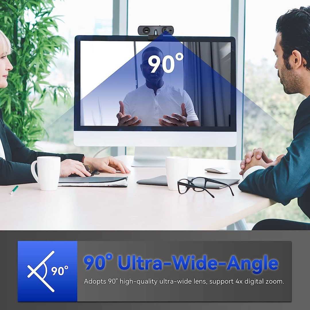 وب کم راک ویر مدل 2K VIDEO SOUNDBAR WITH SPEAKER — تصویر ۶