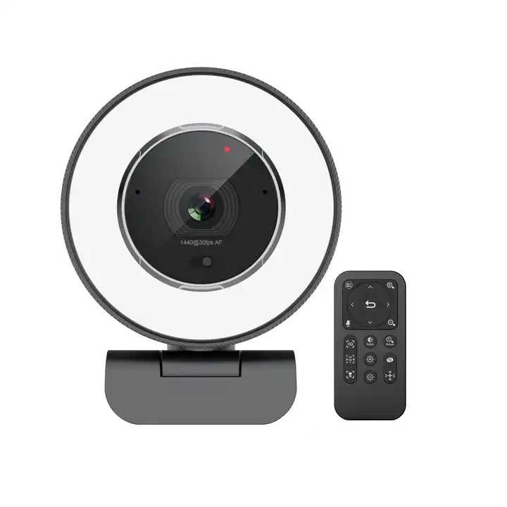 وب کم مدل 2K HDR 60fps remote control Ring Light — تصویر ۲