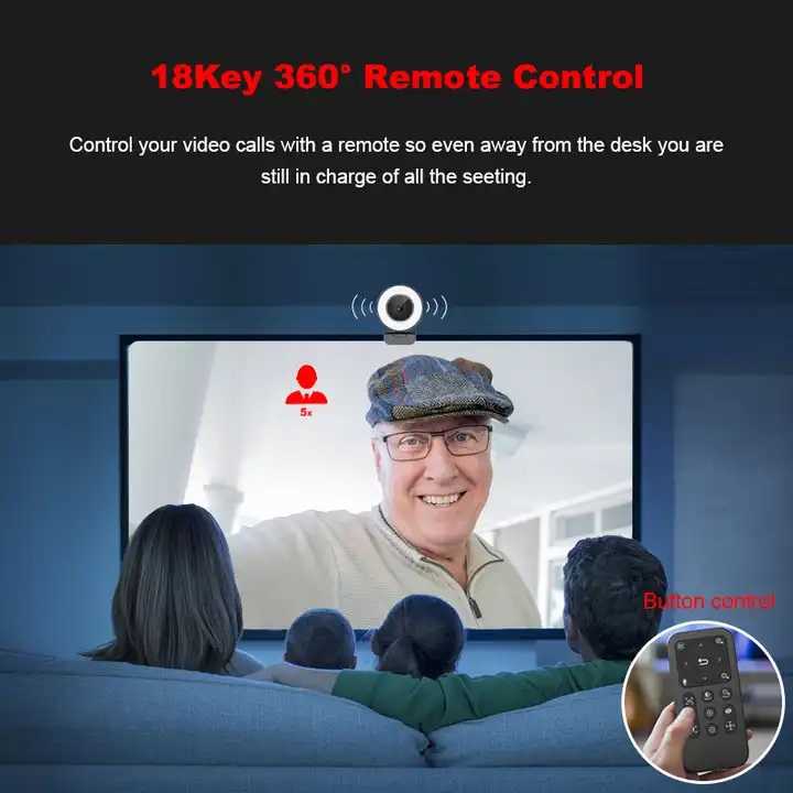 وب کم مدل 2K HDR 60fps remote control Ring Light — تصویر ۳