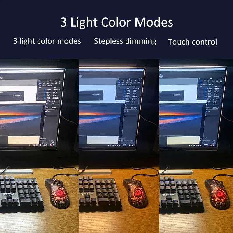 وب کم مدل 1080P monitor light bar 40cm Touch — تصویر ۸