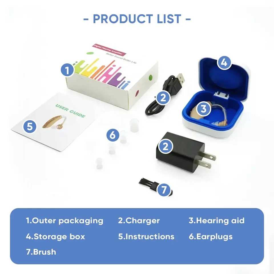 سمعک مدل hearing aid bluetooth for the deaf — تصویر ۷