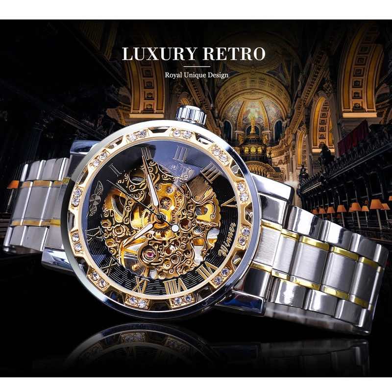 ساعت مچی عقربه‌ای مردانه مدل Winner-Reloj de para hombre — تصویر ۳