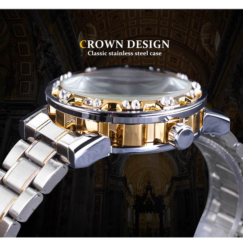 ساعت مچی عقربه‌ای مردانه مدل Winner-Reloj de para hombre — تصویر ۶