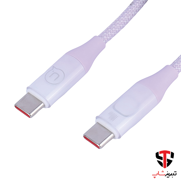 کابل Type-C به Type-C یوسمز مدل US-SJ640 طول 1.2 متر — تصویر ۵