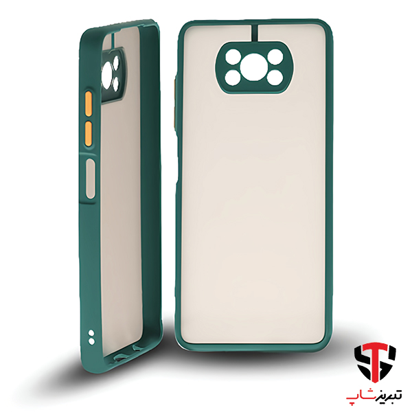 کاور پشت مات شیائومی مدل Xiaomi Poco X3/Poco X3 Pro/Poco X3 NFC محافظ لنزدار
