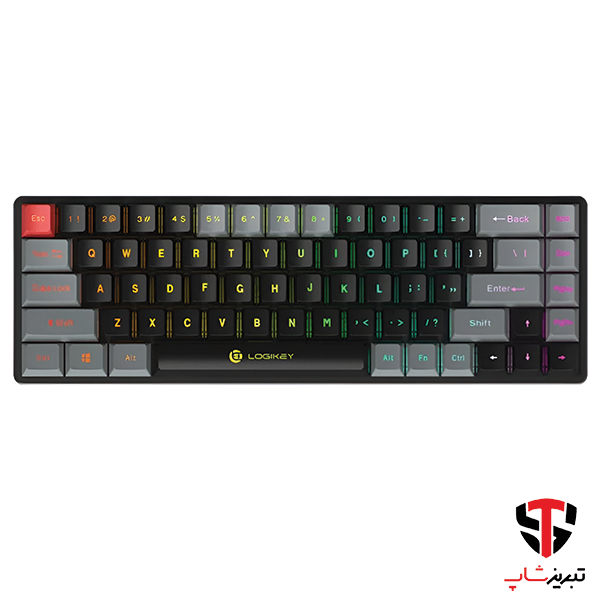 کیبورد بی سیم گیمینگ لاجی کی مدل K410B — تصویر ۲