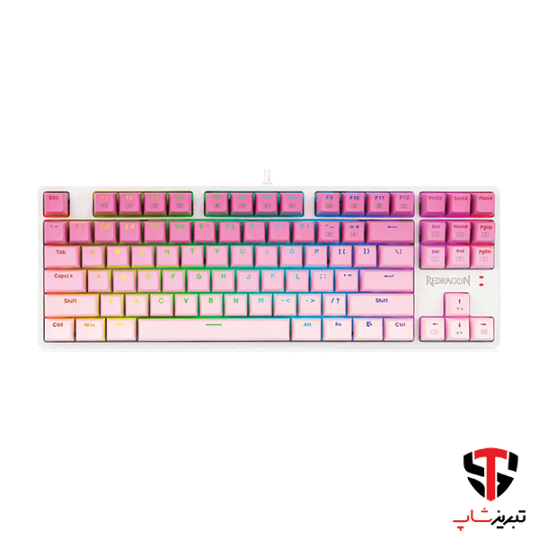 کیبورد گیمینگ ردراگون مدل Cass K645W-GP-RGB — تصویر ۲