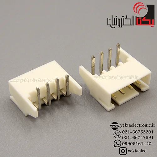کانکتورxh نری 4 پین رایت لبه دار (دزدگیری)