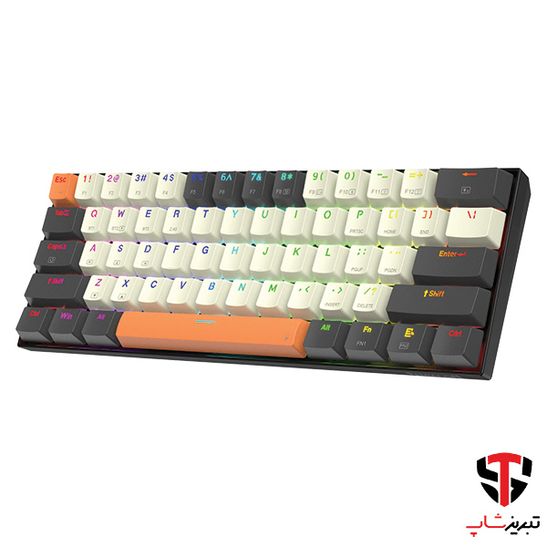 کیبورد گیمینگ ردراگون مدل Caraxes Pro K644CGO-RGB-Pro