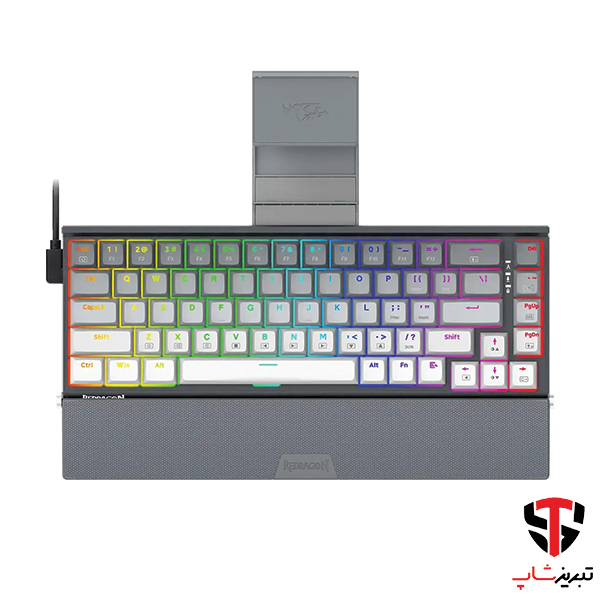 کیبورد مخصوص بازی ردراگون مدل Shaco Pro K641G-GW-RGB