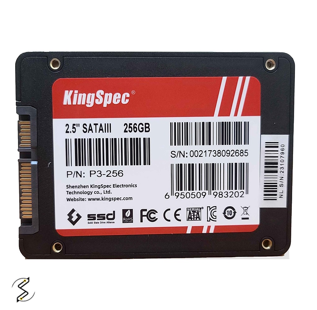 SSD اینترنال کینگ اسپک ظرفیت 256 گیگابایت مدل P3-256 — تصویر ۴