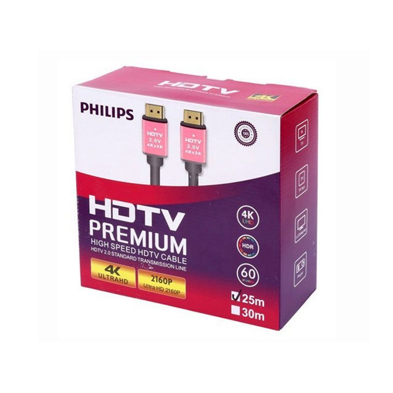 کابل HDMI فیلیپس مدل 4K ULTRAHD طول 25 متر — تصویر ۶