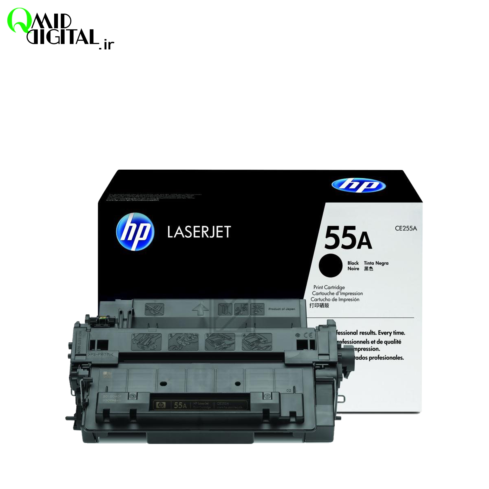 کارتریج اچ پی HP Black Cartridge 55A — تصویر ۳