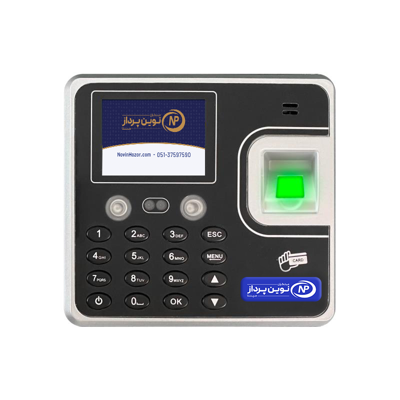 دستگاه حضور و غیاب اثر انگشتی و تشخیص چهره مدل NP550 — تصویر ۲