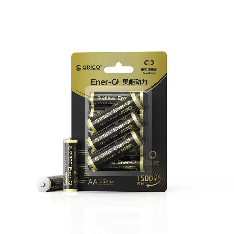 باتری شارژی قلمی لیتیومی اوریکو مدل EG5-UN-8PK-BP بسته 8 عددی