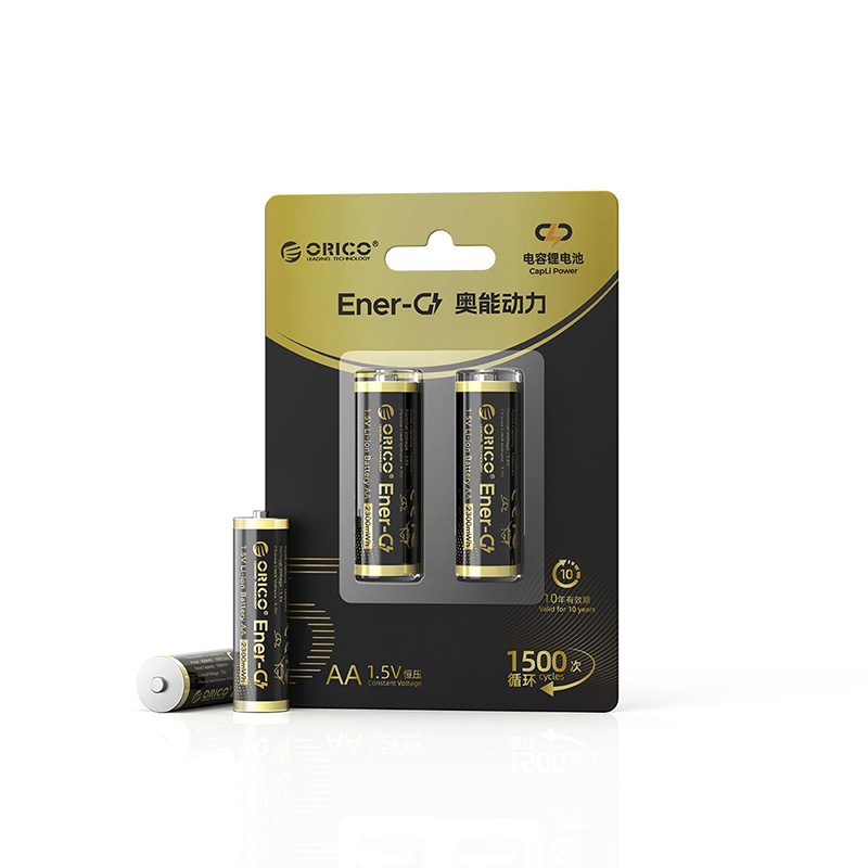 باتری لیتیومی شارژی اوریکو مدل EG5-UN-2PK-BP بسته 2 عددی — تصویر ۲
