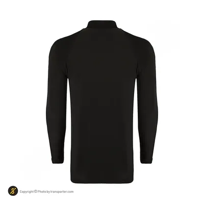 بلوز ورزشی مردانه استرج انگشتی طرح ریبوک MHD | مشکی — تصویر ۷