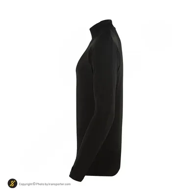بلوز ورزشی مردانه استرج انگشتی طرح آدیداس MHD | مشکی — تصویر ۶