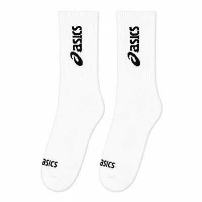 جوراب فوتبال ساق بلند مردانه تمام کش طرح asics رایان اسپرت | سفید — تصویر ۲
