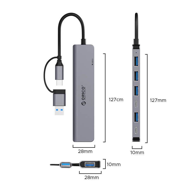 هاب USB3.0 هفت پورت اوریکو مدل YSA7-U3 — تصویر ۳