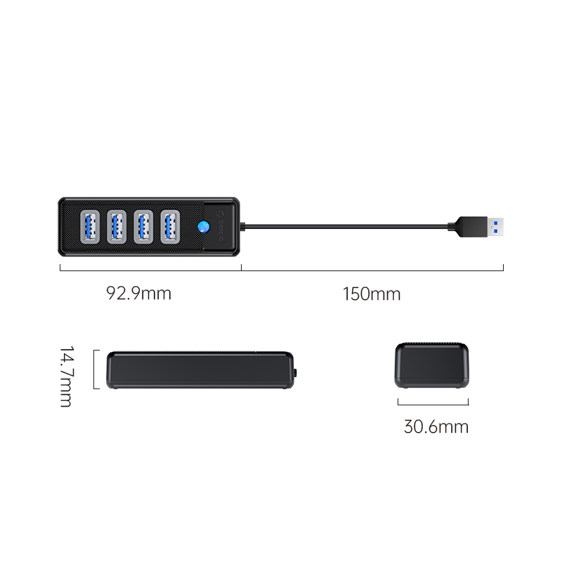 هاب USB3.0 چهار پورت مدل ORICO PW4U-U3 — تصویر ۵