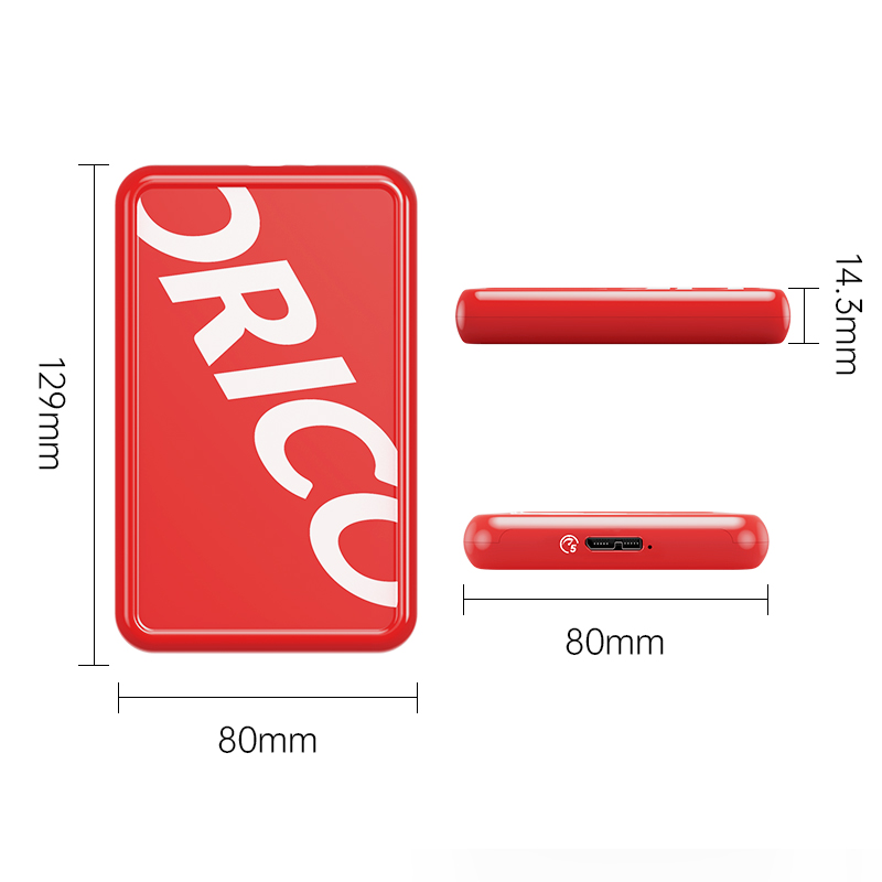 باکس SSD قابل حمل USB3.0 مدل ORICO CP25U3 — تصویر ۳