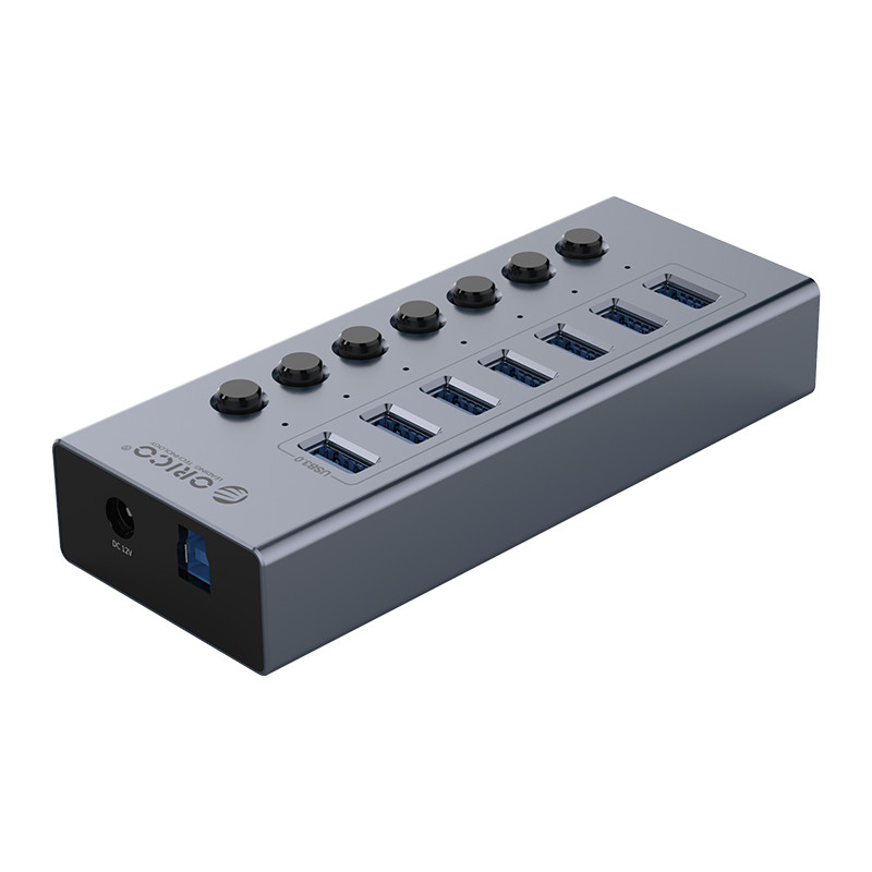 هاب USB3.0 فلزی 7 پورت ORICO BT2U3-7AB — تصویر ۳