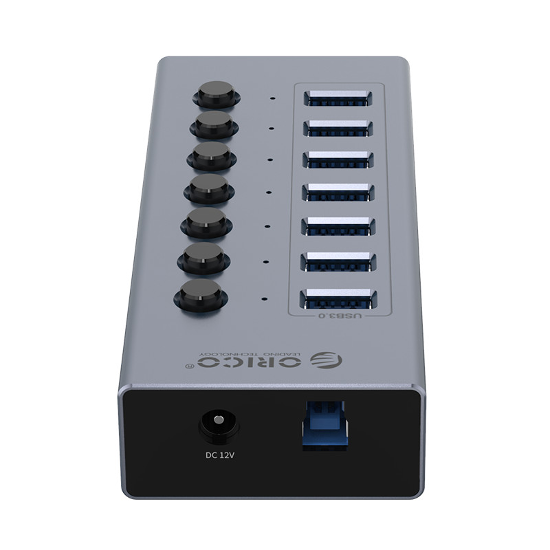 هاب USB3.0 فلزی 7 پورت ORICO BT2U3-7AB — تصویر ۴