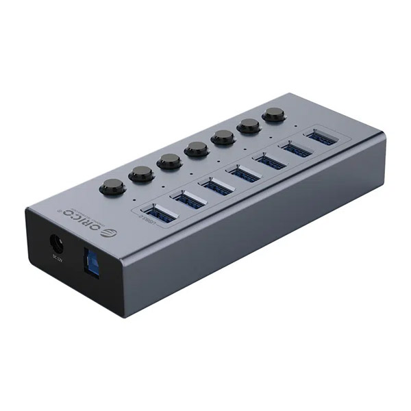 هاب USB3.0 فلزی 7 پورت ORICO BT2U3-7AB — تصویر ۶