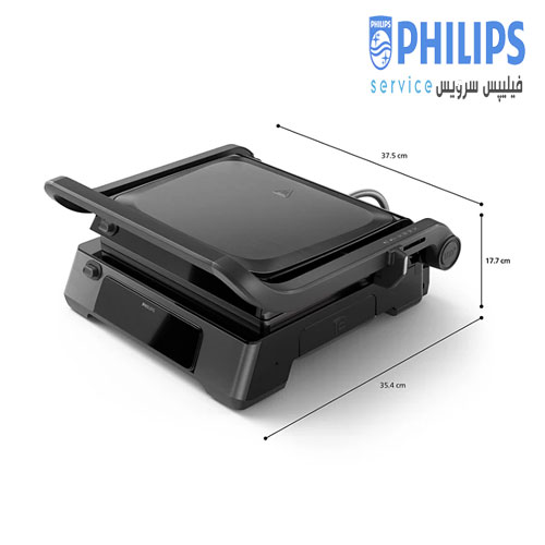 گریل ، توستر و ساندویچ ساز فیلیپس مدل PHILIPS HD6307/70 — تصویر ۳