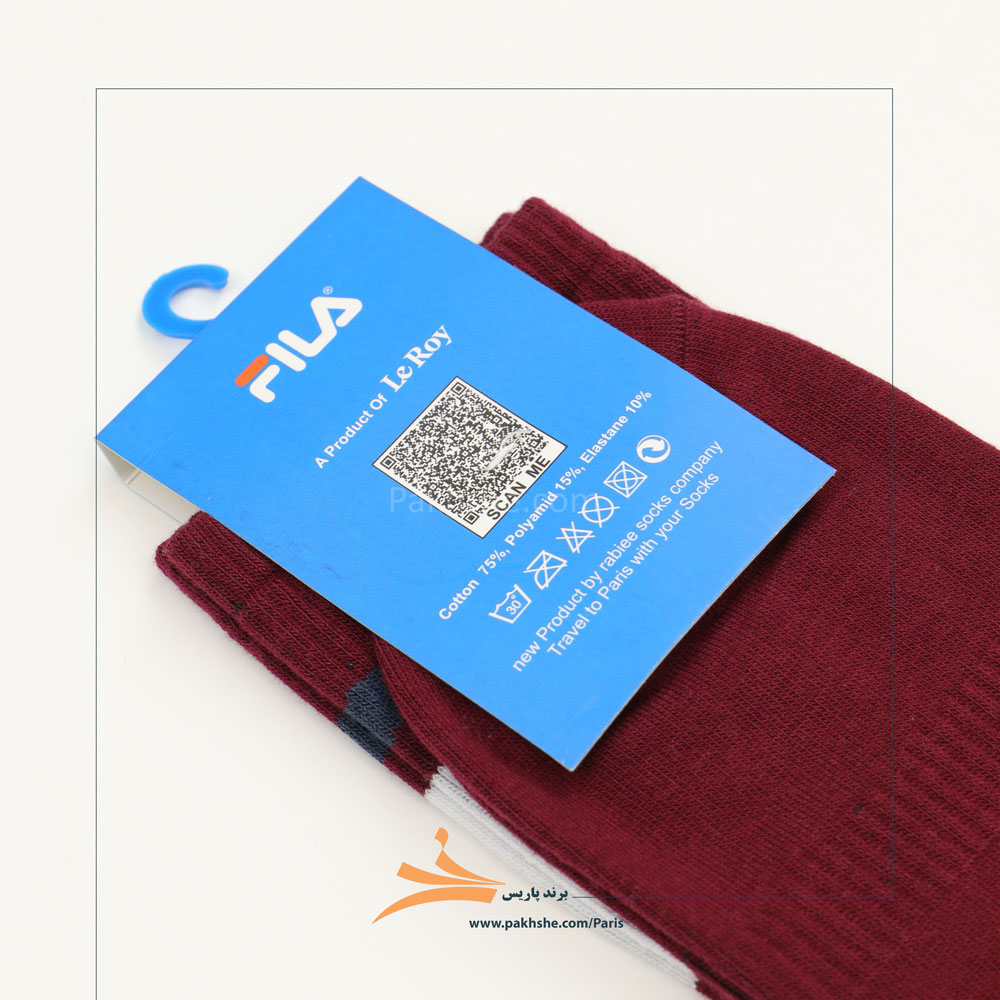 جوراب FILA ساقدار برند پاریس کد 908 — تصویر ۴