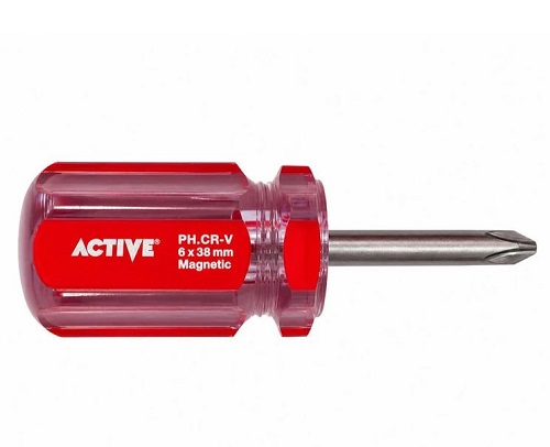 پیچ گوشتی مشتی چهارسو اکتیو تولز مدل magnetic سایز 38-6 میلی متر