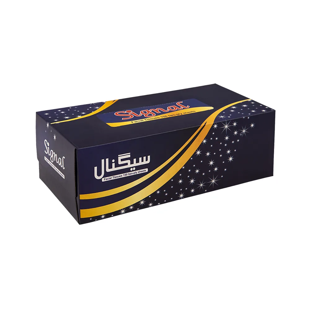 دستمال کاغذی مدل جعبه ای دولایه سیگنال — تصویر ۵