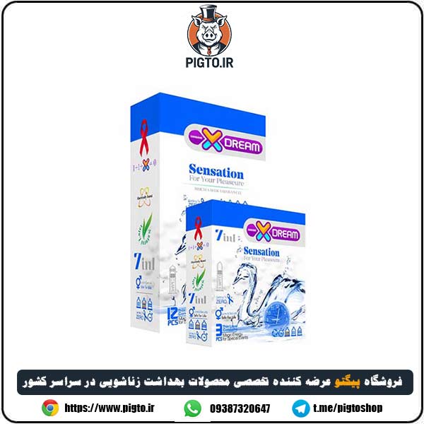 کاندوم ضد حساسیت ایکس دریم ( Sensation X-Dream )