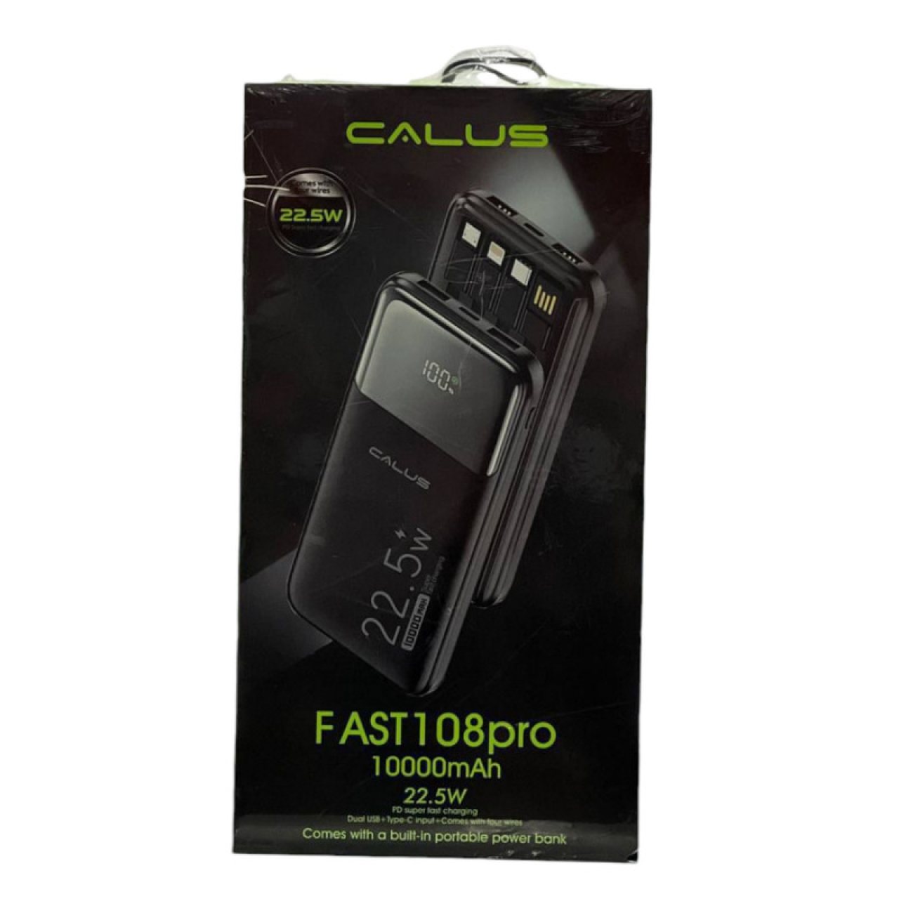 پاوربانک کالوس مدل Fast 108 Pro ظرفیت 10000 میلی‌آمپر ساعت