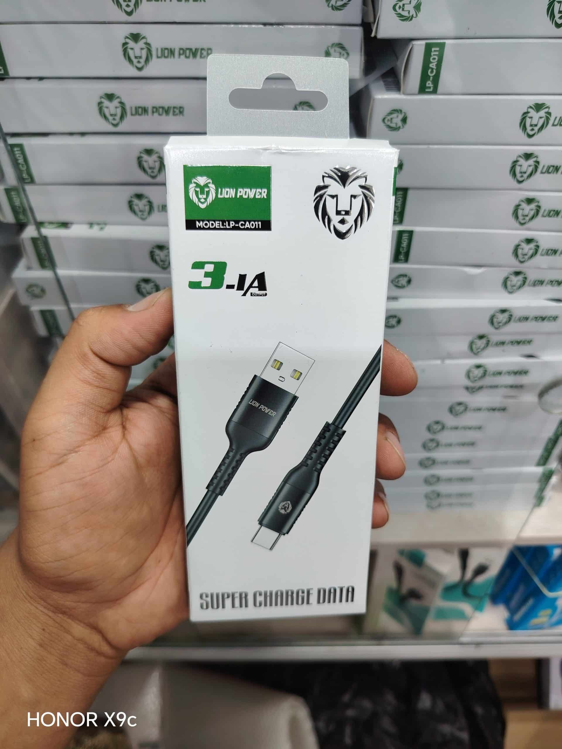 کابل LION POWER مدل LPO-CA011 تایپ سی — تصویر ۲